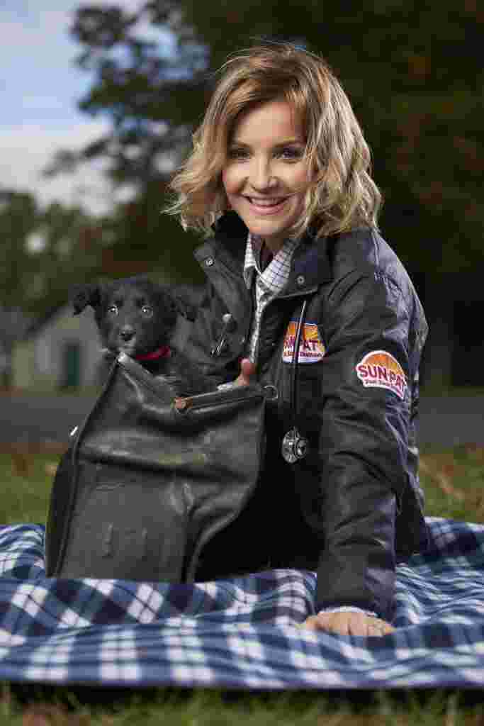 Picture By © Ben Duffy - 07891705762 TV presenter Helen Skelton realises her childhood dream of being a vet as research by Sun-Pat Peanut Butter reveals that 4 out of 5 people who had an active childhood achieved their dreams. Sun-Pat is launching a competition to make your dreams come true for a day at http://www.sunpat.co.uk/fuelyourdreams’
