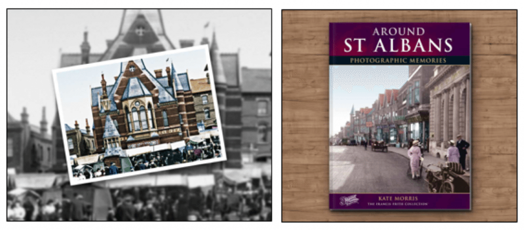 (Products shown: Luton History and Celebration Book and St Albans Photo Memory Book)