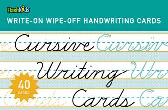 Write-On Wipe-Off Cursive Writing By Flash Kids Editors